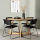 Spisegruppe Venture Home Yakidon Ø120 cm med 4 stk Kenth Stoler