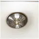 Enkelvask Strand Stainless SOLID med clips och blandarplats PVD Gold