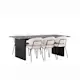 Spisegruppe Venture Home Vail med 6 Chico Stoler