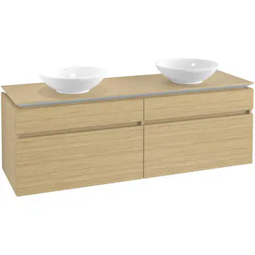Tvättställsskåp Villeroy & Boch Legato 1600 med 4 Lådor för Två Ytmonterade Tvättställ från Övriga V&B Serier