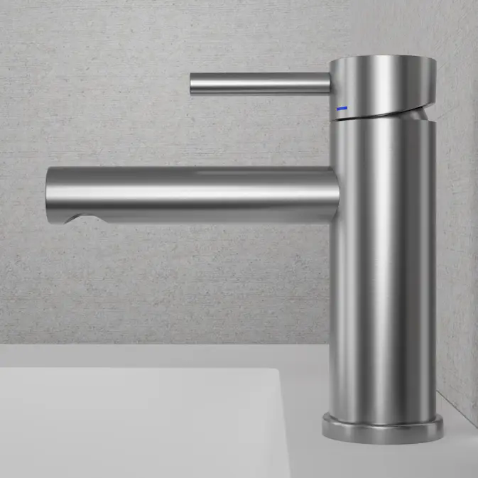 Servantbatteri Scandtap Steel Clear