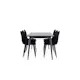 Spisegruppe Venture Home Ellis 230 med 6 stk Polar Stoler Teddy