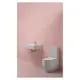 Toalettsete Lavabo Slim Myk Lukking Hardt Sete