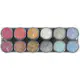 Ansiktsmaling Creativ Company Grimas Sminkepalett Perlemorsfarger 12x15 ml/1 stk