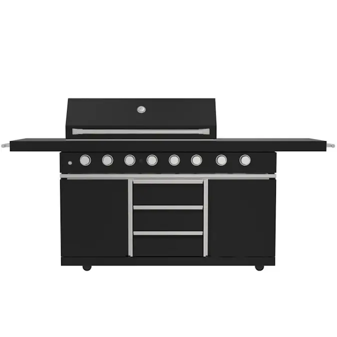 Gassgrill Metalcraft New Orleans Blackline med Varmeluftfunksjon