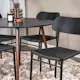 Spisegruppe Venture Home Plaza med 4stk Polly Stoler