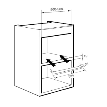 Ovnslister Smeg PR3845N