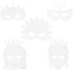 Eventyrmaske Creativ Company Hvit 16 stk/1 Pk