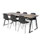 Spisegruppe Venture Home Jane med 6 Ardi Stoler