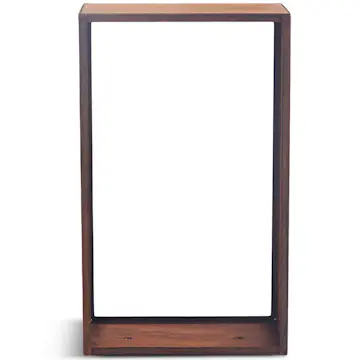 Vedstativ Lyfco Cortenstål Rektangulært