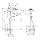 Takduschset Hansgrohe Crometta 160 Showerpipe 1jet