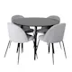 Spisegruppe Venture Home Plaza med 4stk Wrinkles Stoler