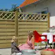 Levegg PLUS Bergen 180x165 cm Dekor Trykkimpregnert