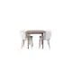 Spisegruppe Venture Home Andy med 4 stk Edina Stoler