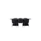 Spisegruppe Venture Home Bootcut med 6 stk Selma Stoler