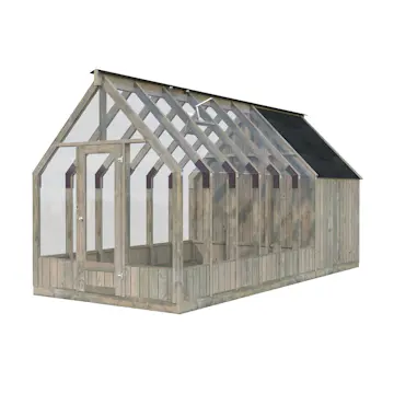 Drivhus Palmako Emilia 13,1 m² (inv. 8,2+4,0 m²)