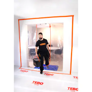 Blixtlåsdörr Tebo U XL Cover