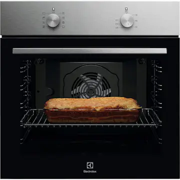 Innbyggingsovn Electrolux EOB105X Rustfri med Varmluft og AquaClean