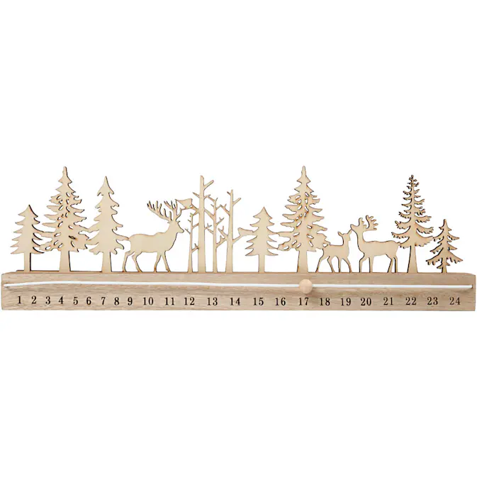 Julekalender Creativ Company 12x40x3,6 cm