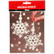 Materiellsett Creativ Company Mini DIY Kit Makrame Iskrystall/Snøfnugg 2 Stk/1 Sett