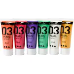 Akrylmaling Creativ Company A-color Komplementerende Farger Nr 03 Metallic 6 stk 20 ml/1 Pk