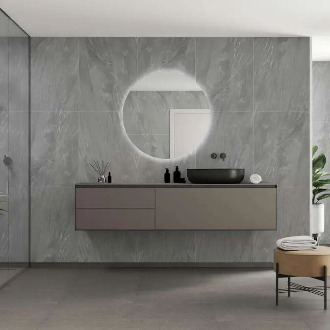 Baderomspanel Fibo 4009-M6080 Grey Stone