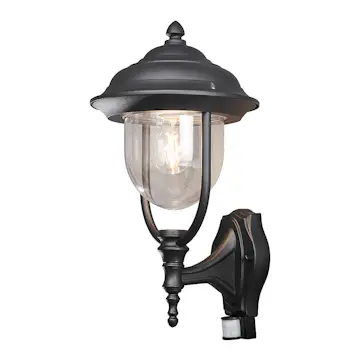 Vegglampe Gnosjö Konstsmide Parma Opp E27 Bevegelsessensor