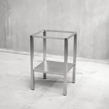 Benkestativ Vilan Stainless Rustfritt Variant Stativ med Underhylle