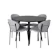 Spisegruppe Venture Home Plaza med 4stk Vault Stoler