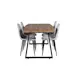 Spisegruppe Venture Home Ina med 4 Phoi Stoler Polyester
