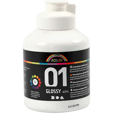 Akrylmaling Creativ Company A-color Nr 01 Blank 500 ml