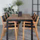 Spisegruppe Venture Home Bois med 6 Velle Stoler