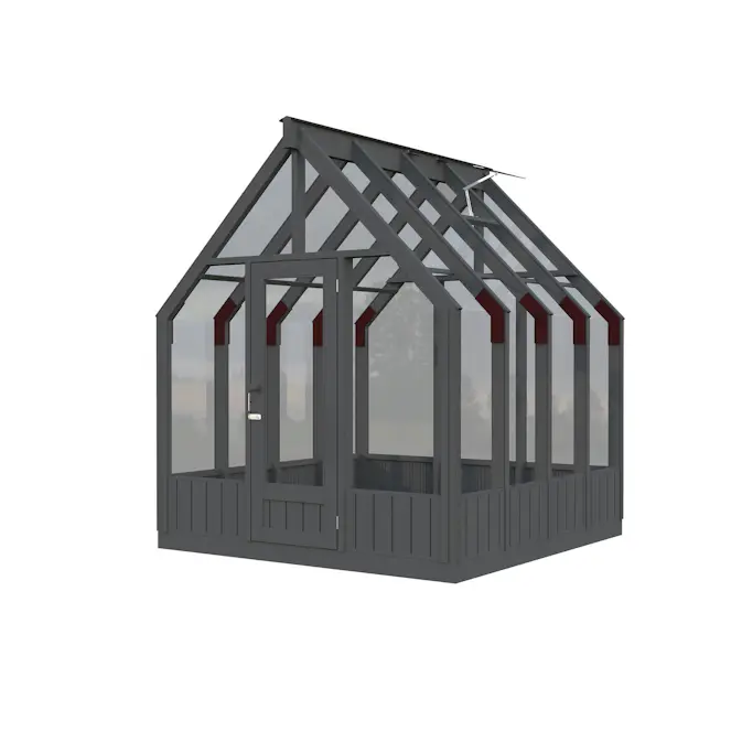 Drivhus Palmako Emilia 5,4 M2 Gråmalt