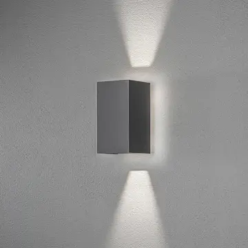 Vegglampe Gnosjö Konstsmide Cremona Opp/Ned/Bak 3X3W Høyeffekt LED