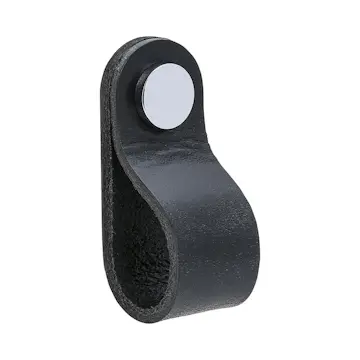 Håndtak Beslag Design Loop Round Svart