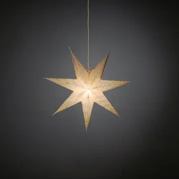 Adventsstjerne Gnosjö Konstsmide 7-spiss 60 cm