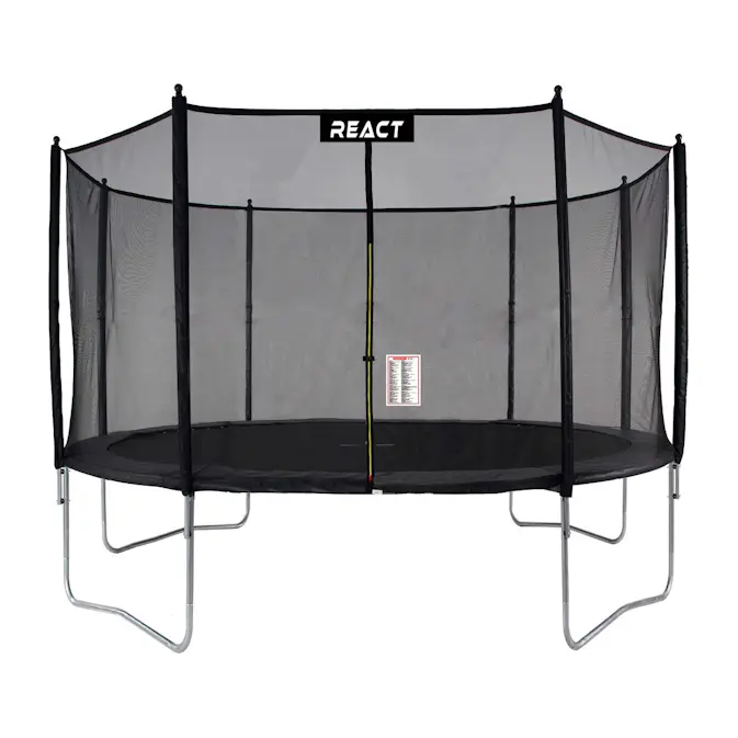 Trampoline React med Sikkerhetsnett 427 cm