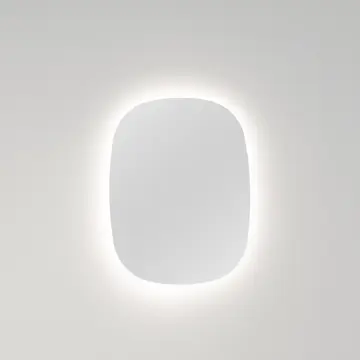 Badrumsspegel Macro Design Vega Oval Ambilight med Bakgrundsbelysning