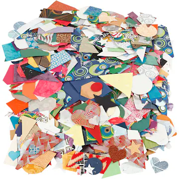 Handlaget Creativ Company Papir Str 25-130 mm 500 g/1 Pk