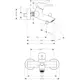 Badekarbatteri Hansgrohe Talis S