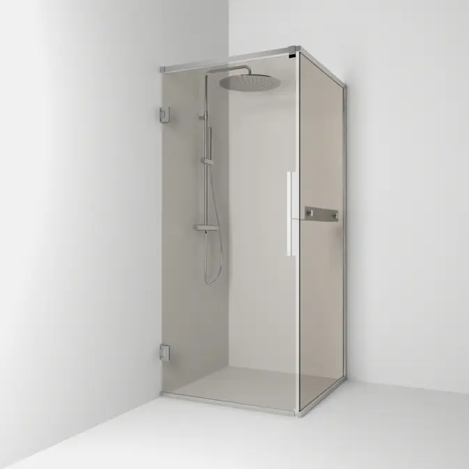 Duschhörn Svedbergs Langfoss 200 med Hylla