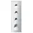 Termostatmodul Axor ShowerCollection Square för Inbyggnad