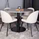 Spisegruppe Venture Home Roxanna med 4 Valentina Stoler Manchester