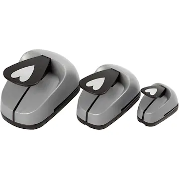 Stansejernsett Creativ Company Lag på Lag Hjerte Str 25+49+75 mm 3-Pk