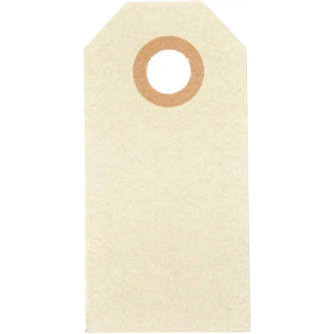Manillamerker Creativ Company Str 3x6 cm Beige 30 Stk/1 Pk