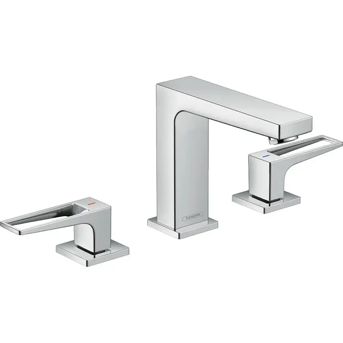 Servantbatteri Hansgrohe Metropol 110 3-hulls med Bøylehåndtak