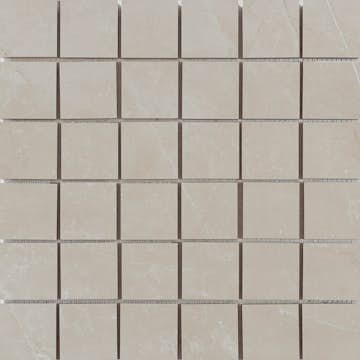 Mosaikk Lhådös Scarlet Marfil 5x5 cm Blank