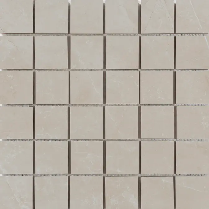 Mosaikk Lhådös Scarlet Marfil 5x5 cm Blank