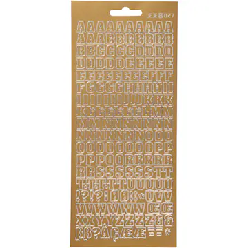 Stickers Creativ Company Bokstaver 1