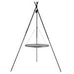 Tripod Grill gop CookKing Med Ø60 cm Rist i Råstål